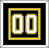 Boston Number (Back) - Alternate Black (1959-1965) - Double Mat 2