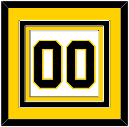 Boston Number (Back) - Home White (1967-1977) - Premier Tier 3