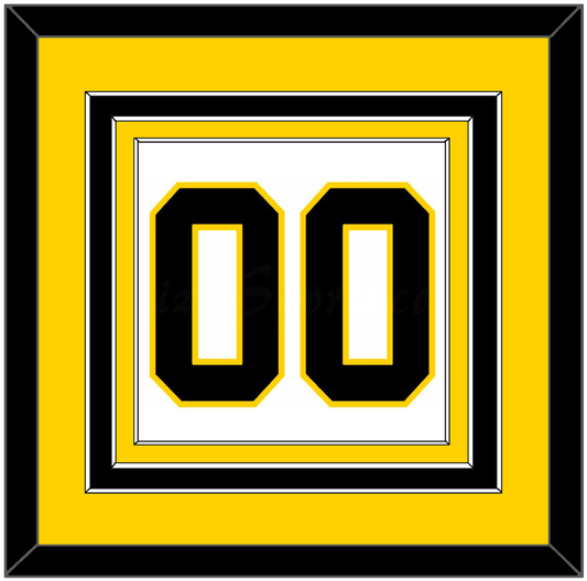 Boston Number (Back) - Home White (1967-1977) - Premier Tier 3
