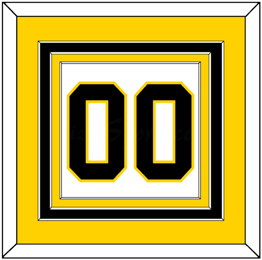 Boston Number (Back) - Home White (1967-1977) - Premier Tier 3