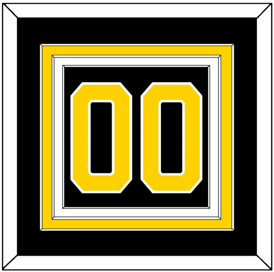 Boston Number (Back) - Road Black (1967-1977) - Premier Tier 2