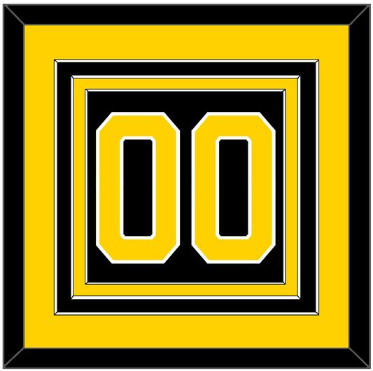 Boston Number (Back) - Road Black (1967-1977) - Premier Tier 3