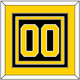 Boston Number (Back) - Road Black (1967-1977) - Triple Mat 3