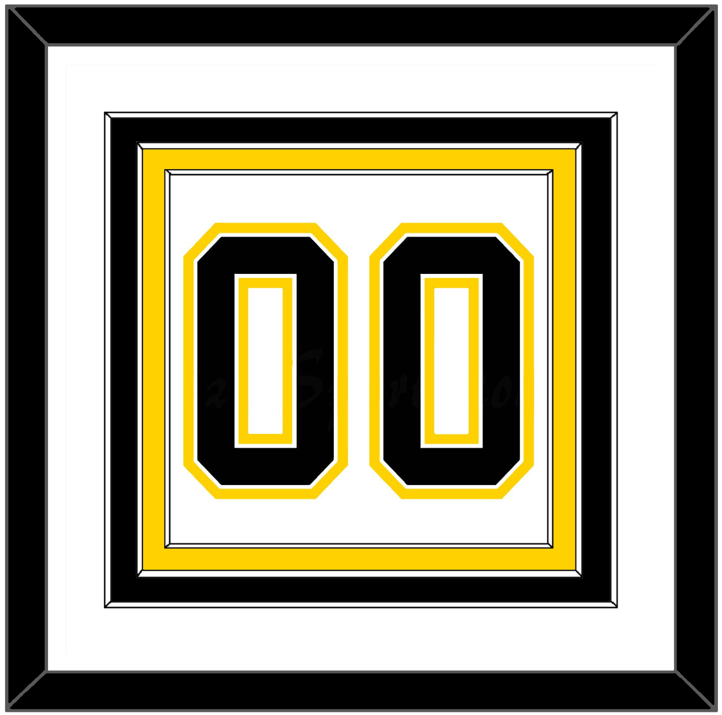 Boston Number (Back) - Home White (1958-1967) - Premier Tier 1