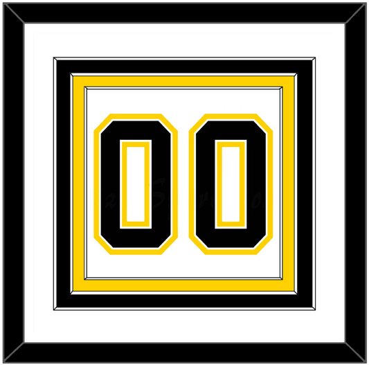 Boston Number (Back) - Home White (1958-1967) - Premier Tier 1