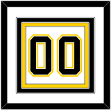 Boston Number (Back) - Home White (1958-1967) - Triple Mat 1