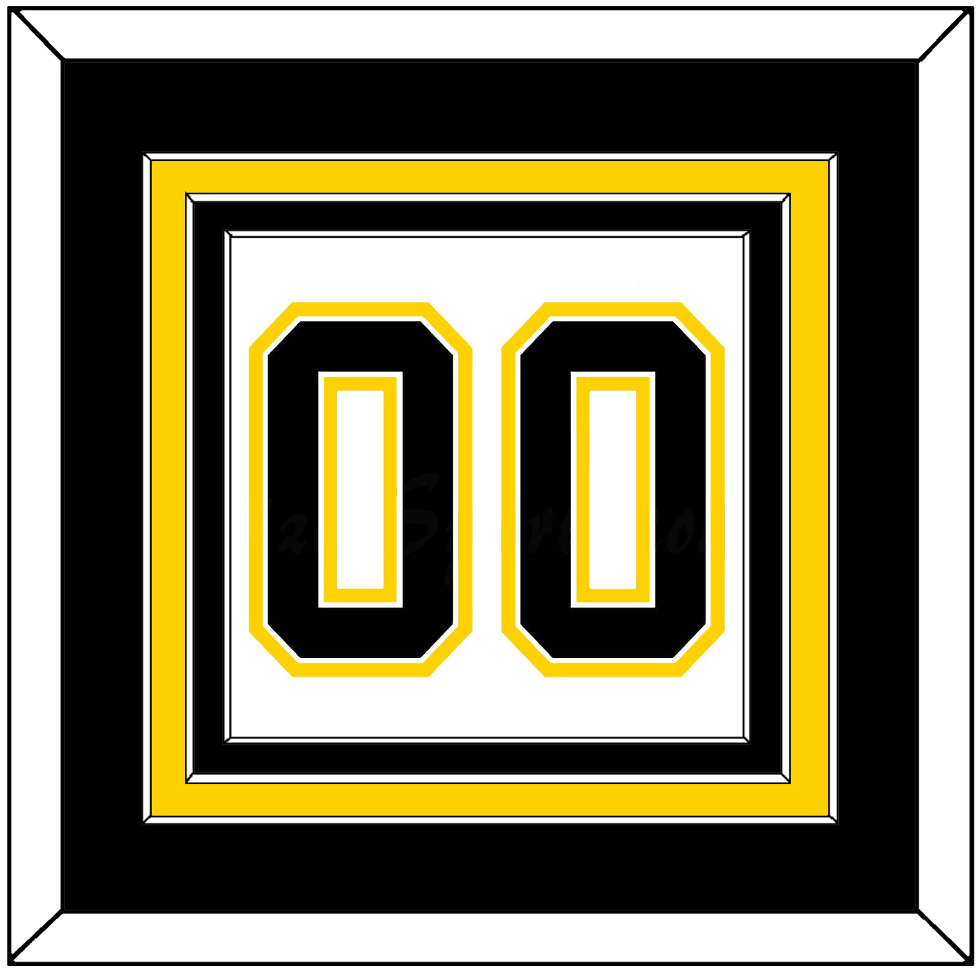 Boston Number (Back) - Home White (1958-1967) - Premier Tier 2