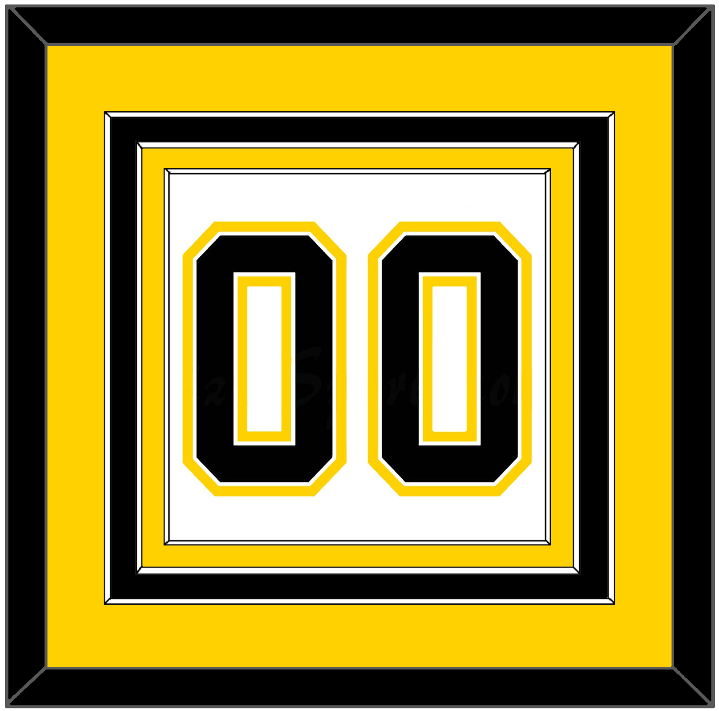 Boston Number (Back) - Home White (1958-1967) - Premier Tier 3