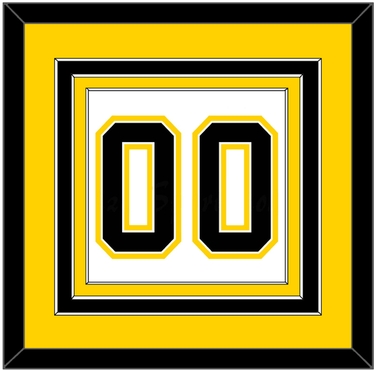 Boston Number (Back) - Home White (1958-1967) - Premier Tier 3