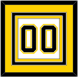 Boston Number (Back) - Home White (1958-1967) - Triple Mat 3