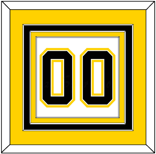 Boston Number (Back) - Home White (1958-1967) - Premier Tier 3