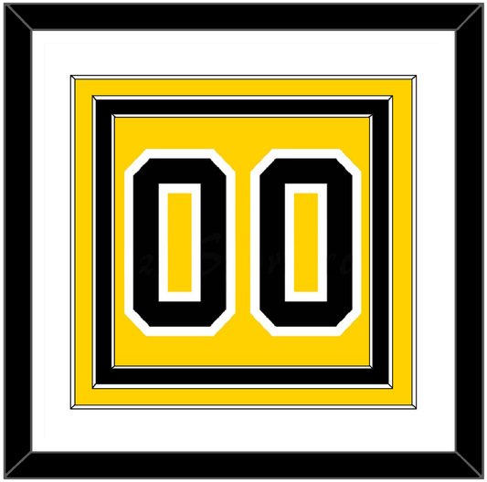 Boston Number (Back) - Home Gold (1958-1967) - Premier Tier 1