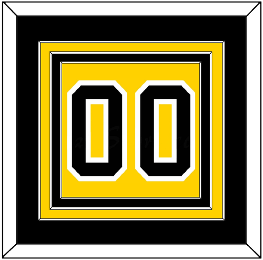 Boston Number (Back) - Home Gold (1958-1967) - Premier Tier 2