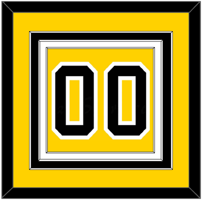 Boston Number (Back) - Home Gold (1958-1967) - Premier Tier 3