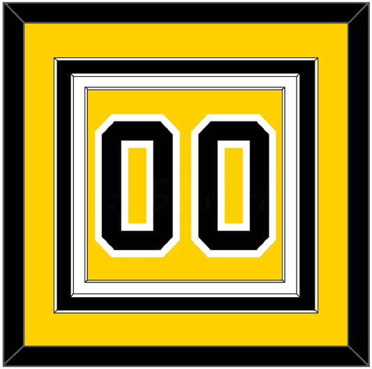 Boston Number (Back) - Home Gold (1958-1967) - Premier Tier 3