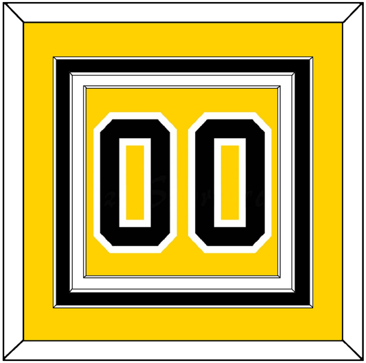 Boston Number (Back) - Home Gold (1958-1967) - Premier Tier 3