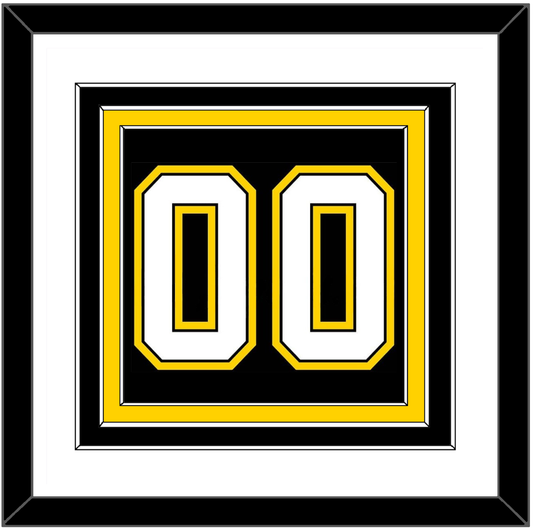 Boston Number (Back) - Alternate Black (1959-1965) - Premier Tier 1