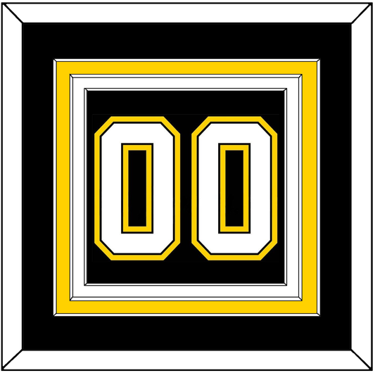 Boston Number (Back) - Alternate Black (1959-1965) - Premier Tier 2