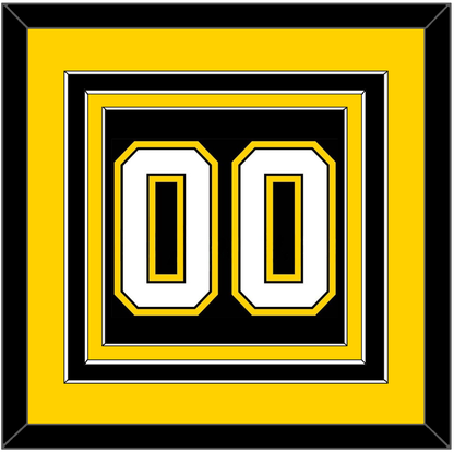 Boston Number (Back) - Alternate Black (1959-1965) - Premier Tier 3