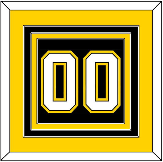 Boston Number (Back) - Alternate Black (1959-1965) - Premier Tier 3