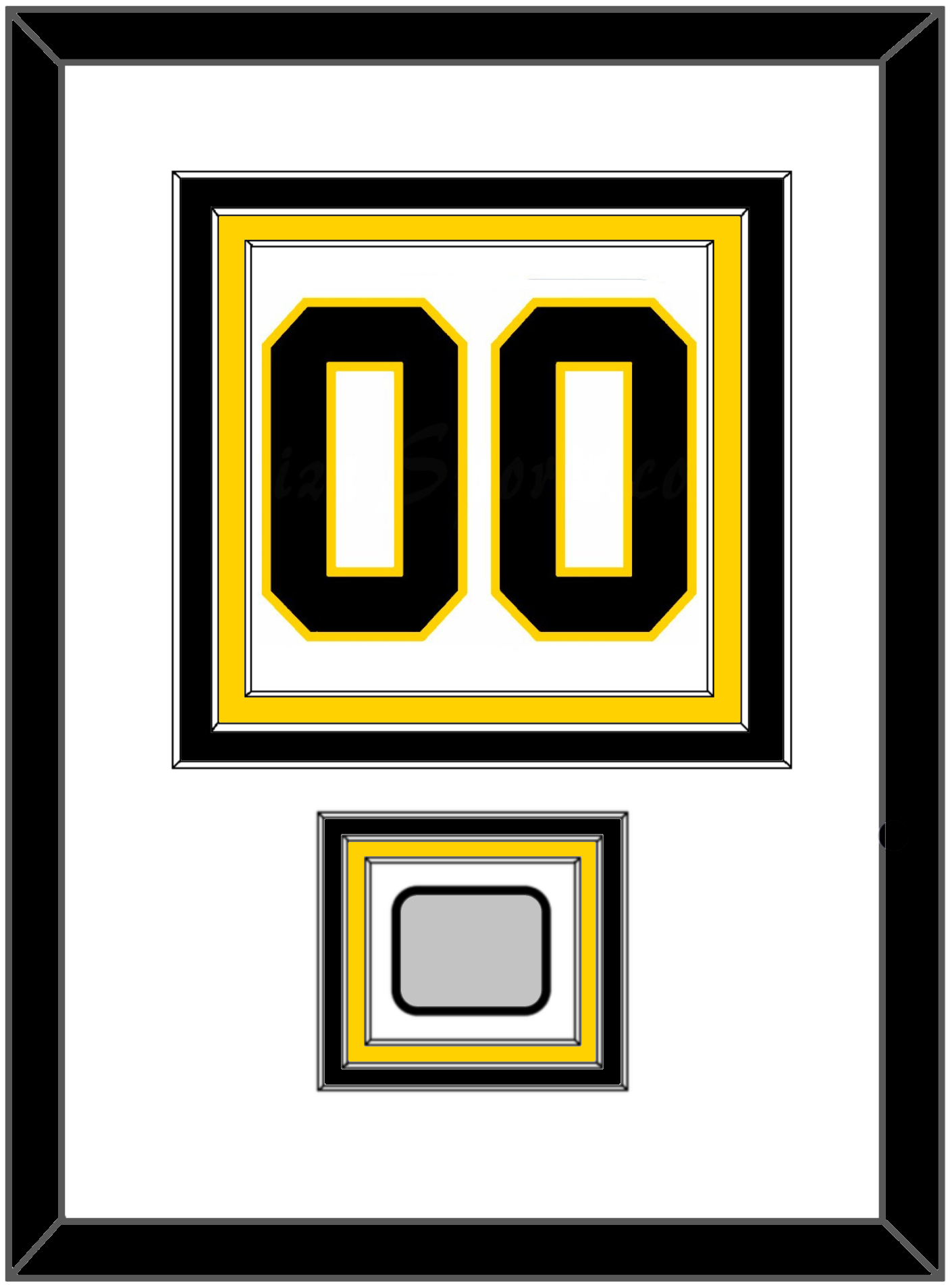 Boston Number (Back) With Stanley Cup Champions Patch - Home White (1967-1977) - Premier Tier 1