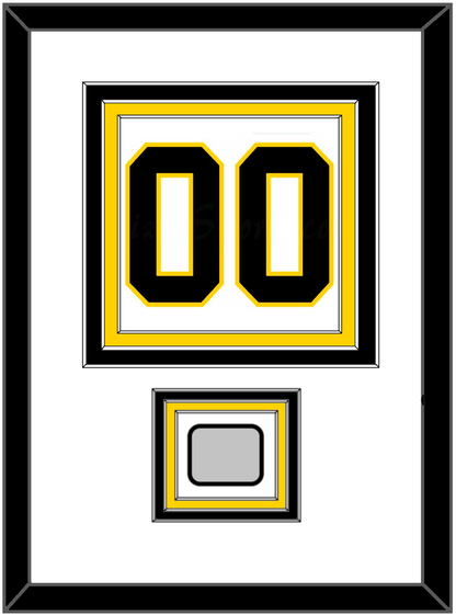 Boston Number (Back) With Stanley Cup Champions Patch - Home White (1967-1977) - Premier Tier 1