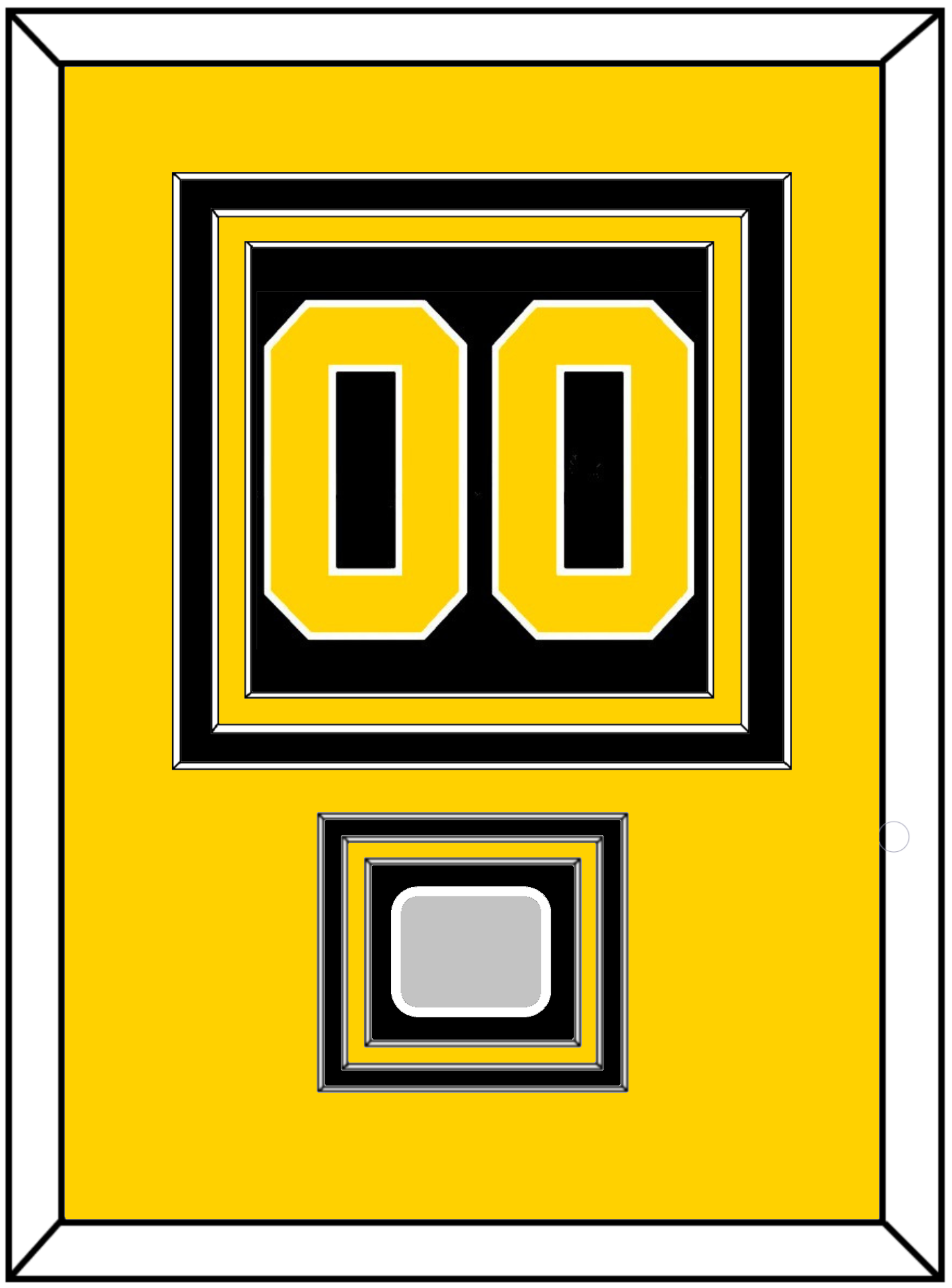 Boston Number (Back) With Stanley Cup Champions Patch - Road Black (1967-1977) - Premier Tier 3