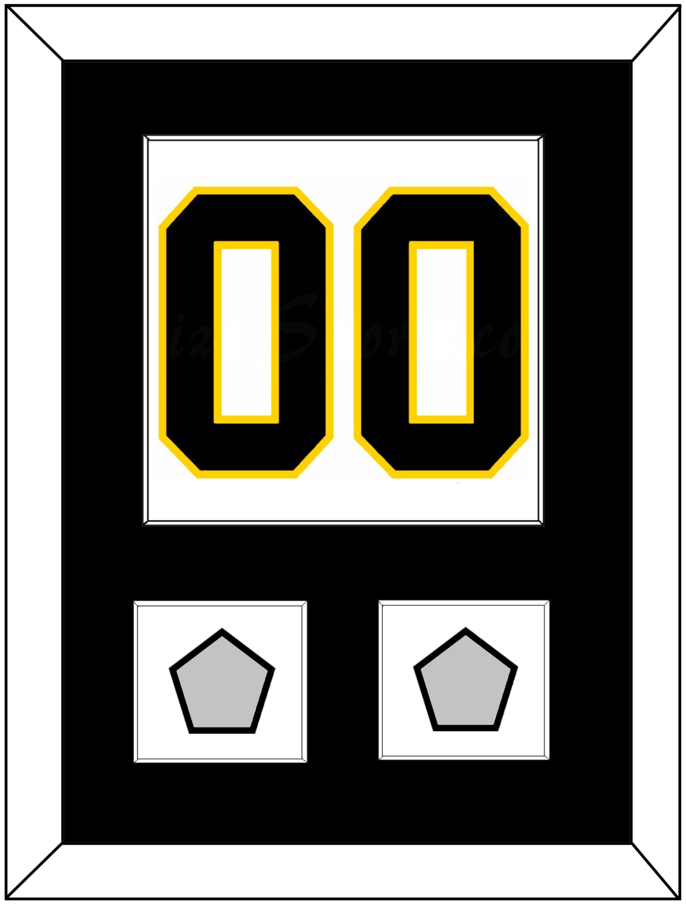 Boston Number (Back) With 2 Stanley Cup Champions Patches - Home White (1967-1977) - Essential Tier 1