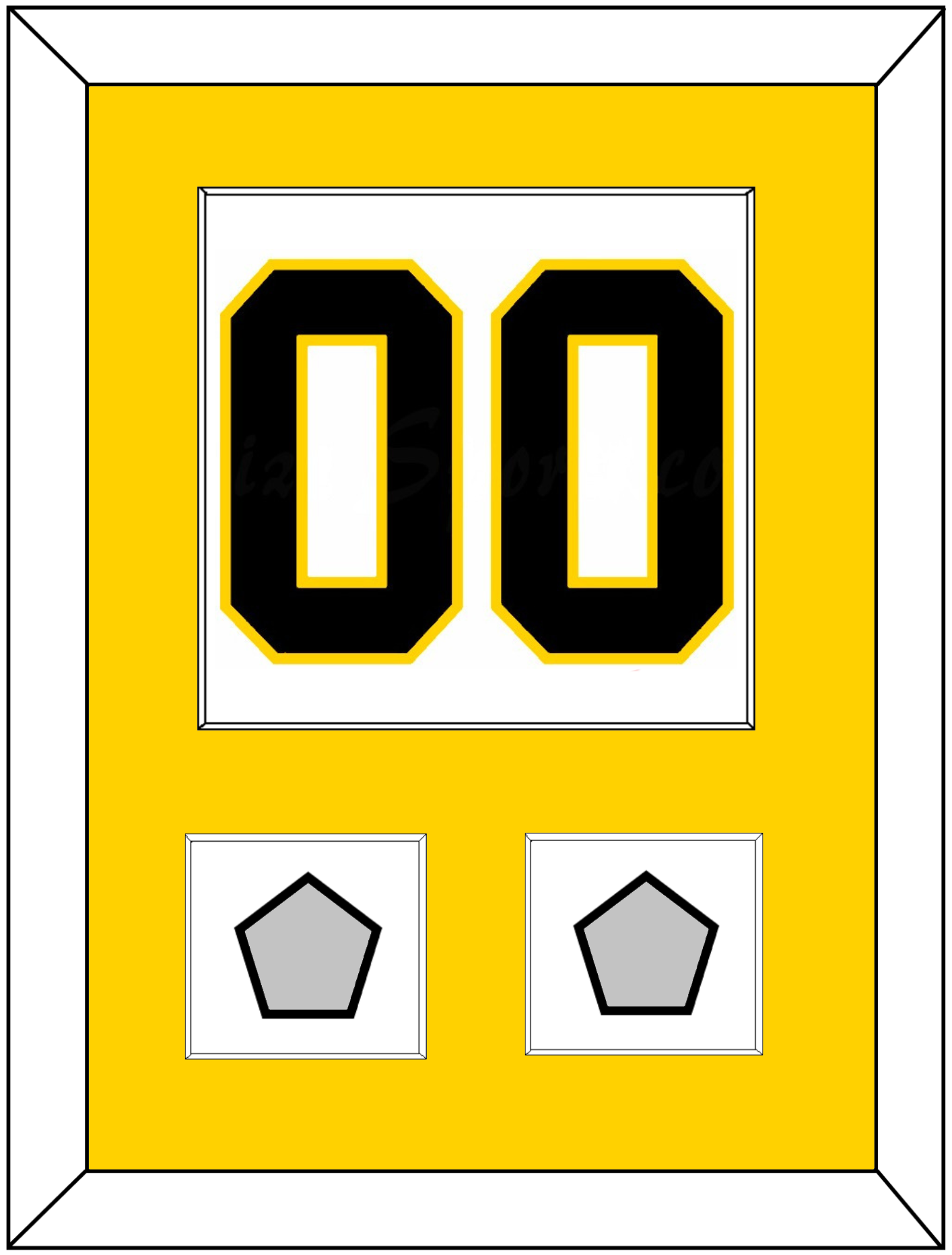 Boston Number (Back) With 2 Stanley Cup Champions Patches - Home White (1967-1977) - Essential Tier 2