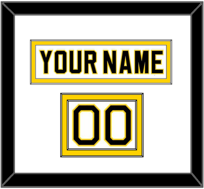 Boston Nameplate & Number (Shoulder) - Home White (1981-1995) - Signature Tier 1