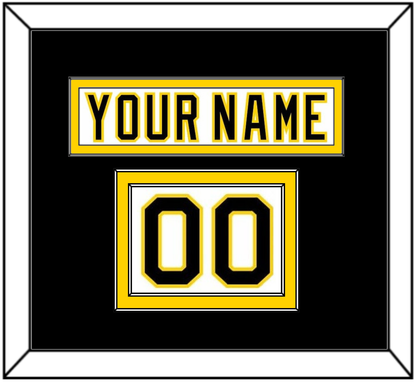 Boston Nameplate & Number (Shoulder) - Home White (1977-1981) - Signature Tier 3
