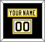 Boston Nameplate & Number (Shoulder) - Home White (1977-1981) - Double Mat 3