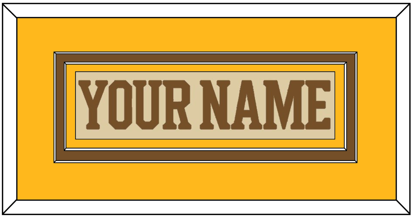 Boston Nameplate - Centennial Alternate Cream (2024-2025) - Signature Tier 3