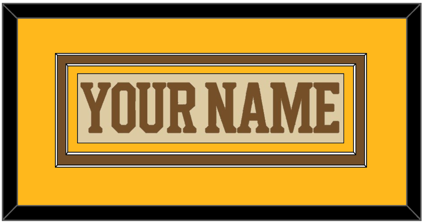 Boston Nameplate - Centennial Alternate Cream (2024-2025) - Signature Tier 3