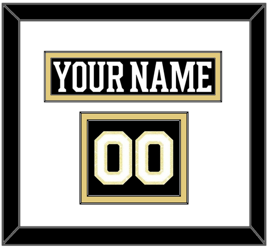 Boston Nameplate & Number (Shoulder) - Centennial Home Black (2024-2025) - Signature Tier 1