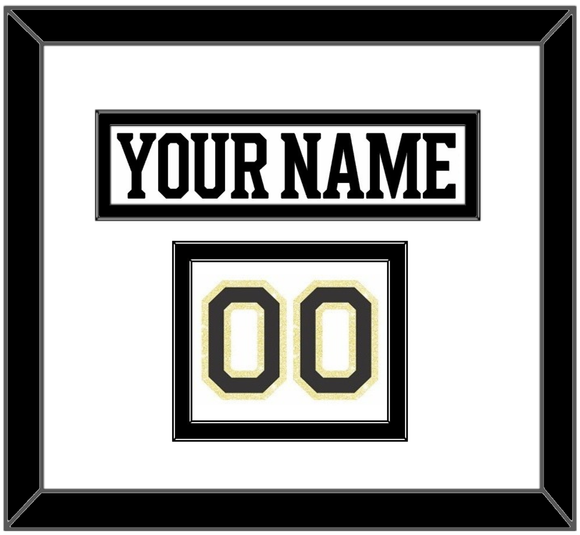 Boston Nameplate & Number (Shoulder) - Centennial Road White - Double Mat 2
