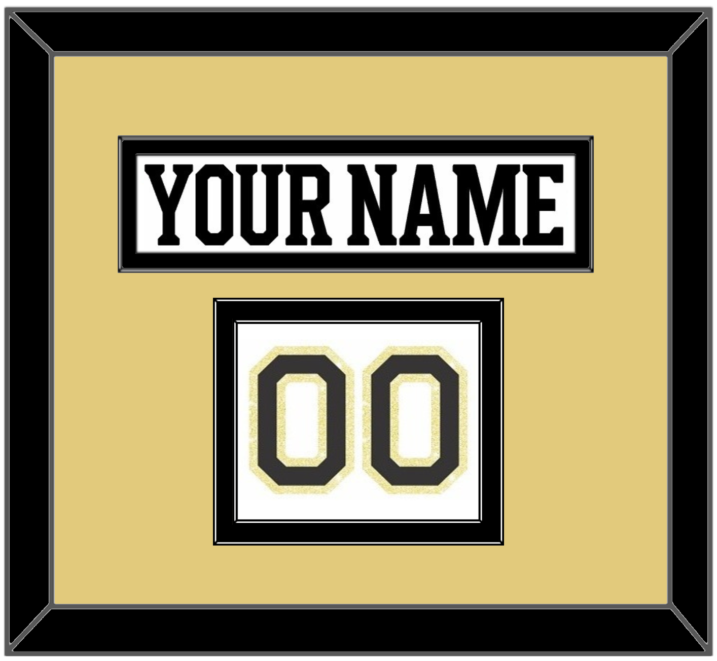 Boston Nameplate & Number (Shoulder) - Centennial Road White (2024-2025) - Signature Tier 4