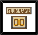 Boston Nameplate & Number (Shoulder) - Centennial Alternate Cream - Double Mat 1