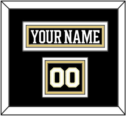 Boston Nameplate & Number (Shoulder) - Centennial Home Black (2024-2025) - Premier Tier 2