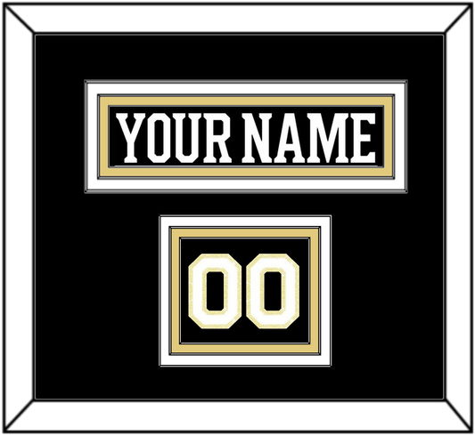 Boston Nameplate & Number (Shoulder) - Centennial Home Black (2024-2025) - Premier Tier 2