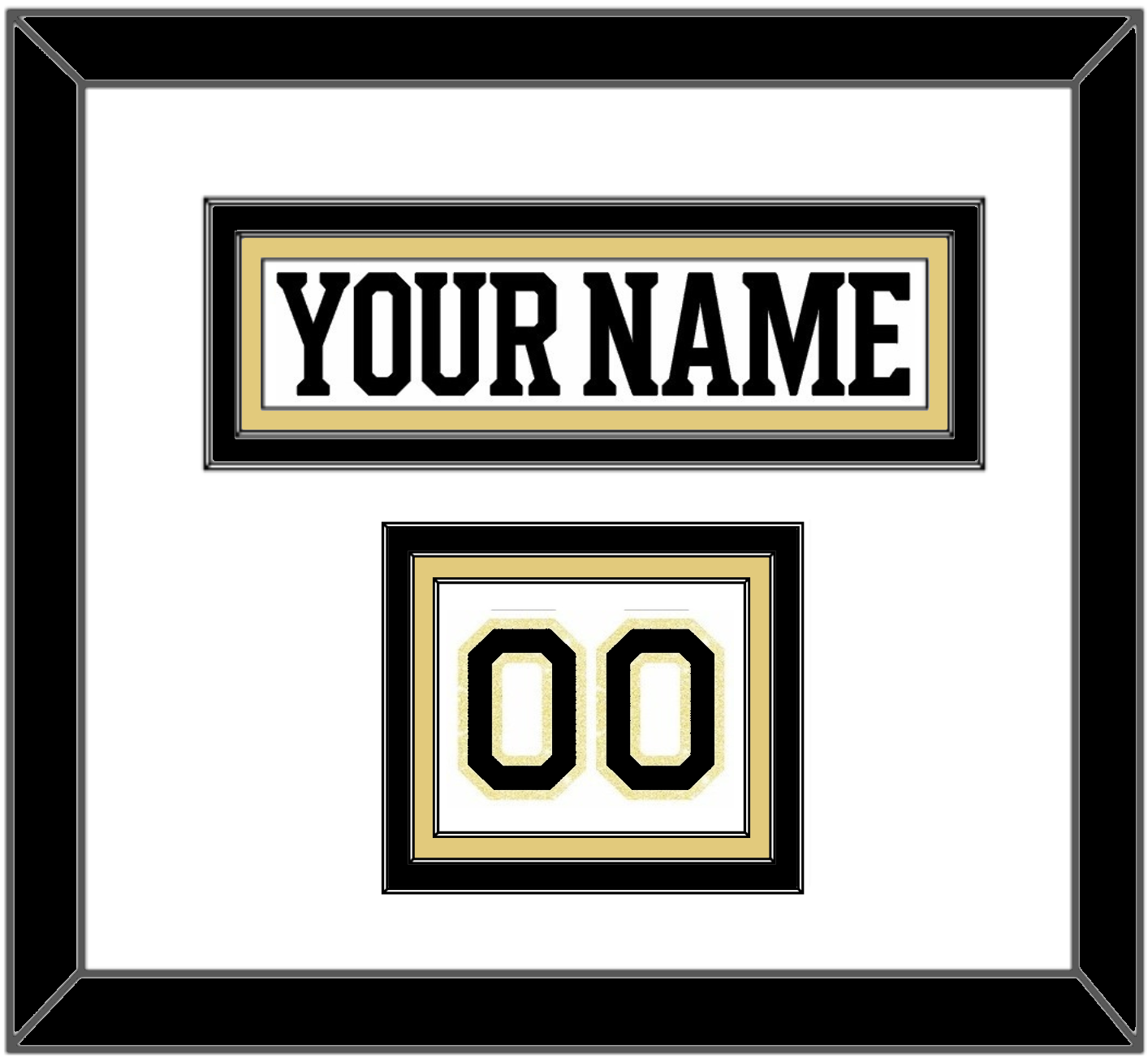 Boston Nameplate & Number (Shoulder) - Centennial Road White (2024-2025) - Premier Tier 1