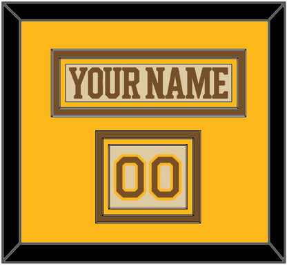 Boston Nameplate & Number (Shoulder) - Centennial Alternate Cream (2024-2025) - Premier Tier 3