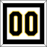 Boston Number (Back) - Home White (1935-1940) - Single Mat 1