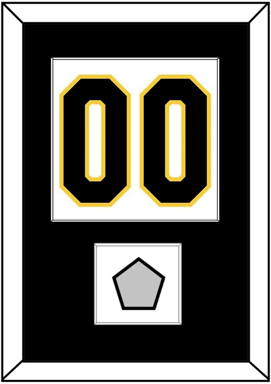 Boston Number (Back) With Stanley Cup Champions Patch - Home White (1935-1940) - Essential Tier 1