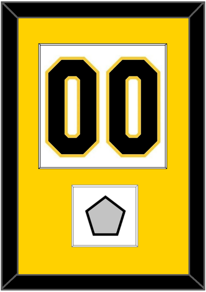 Boston Number (Back) With Stanley Cup Champions Patch - Home White (1935-1940) - Essential Tier 2
