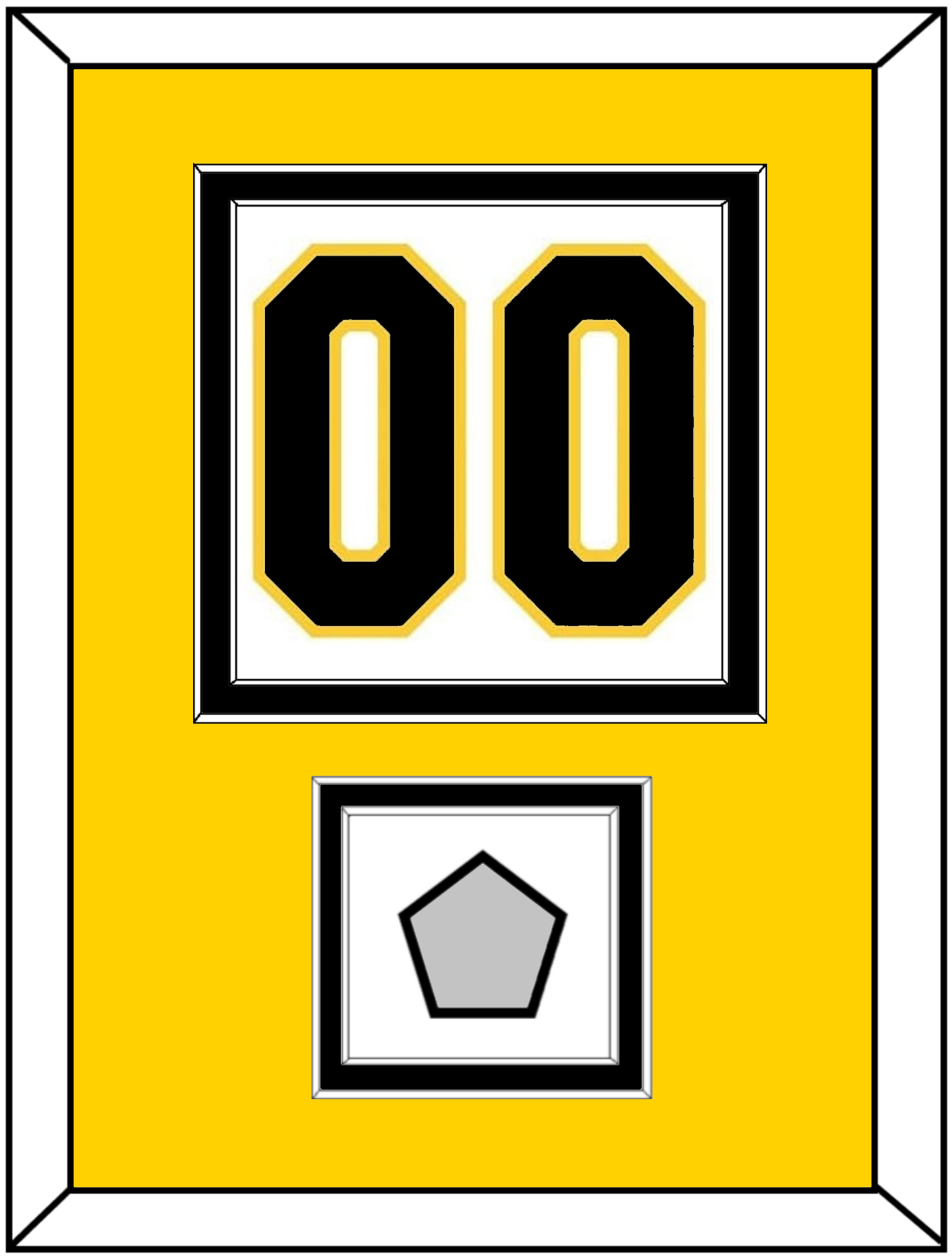 Boston Number (Back) With Stanley Cup Champions Patch - Home White (1935-1940) - Signature Tier 4