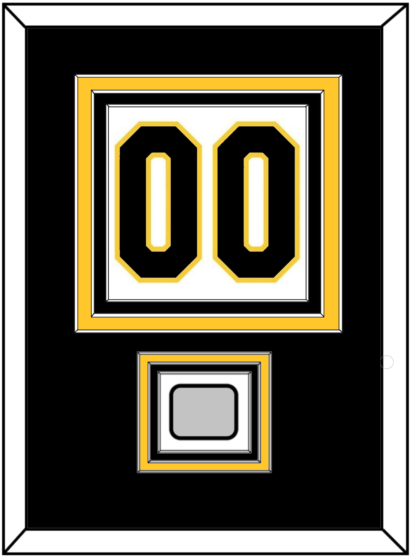 Boston Number (Back) With Stanley Cup Champions Patch - Home White (1935-1940) - Premier Tier 2