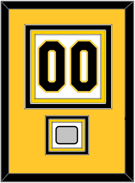 Boston Number (Back) With Stanley Cup Champions Patch - Home White (1935-1940) - Premier Tier 3
