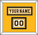 Boston Nameplate & Number (Shoulder) - Road White - Triple Mat 3