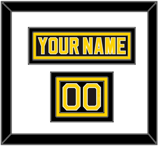 Boston Nameplate & Number (Shoulder) - Road Black (1981-1995) - Premier Tier 1
